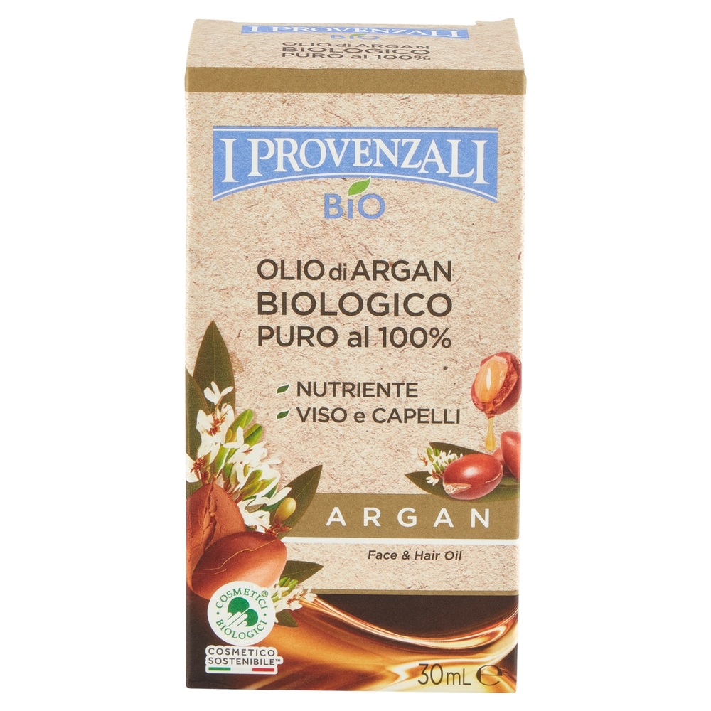 I Provenzali Bio Olio di Argan Biologico Puro al 100% 30 mL